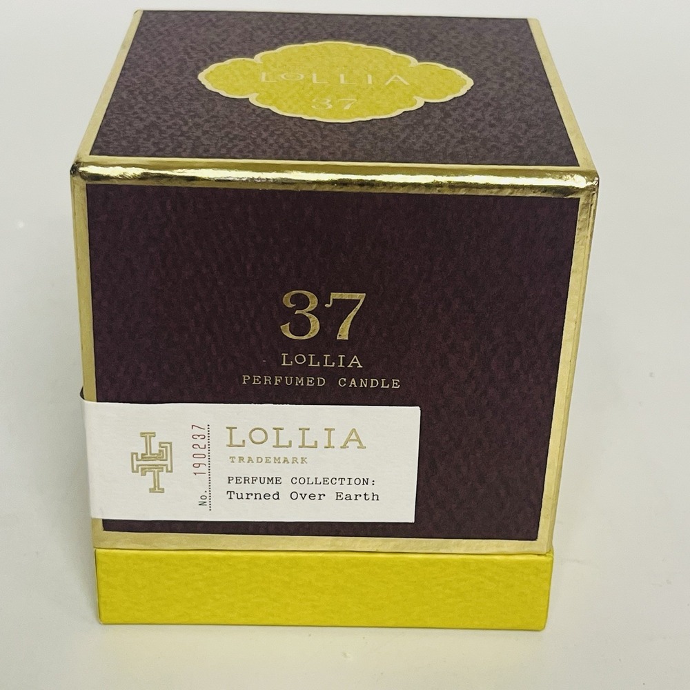Lollia Poetic License Perfumed Candle Turned Over Earth No 37 Margot Elena New